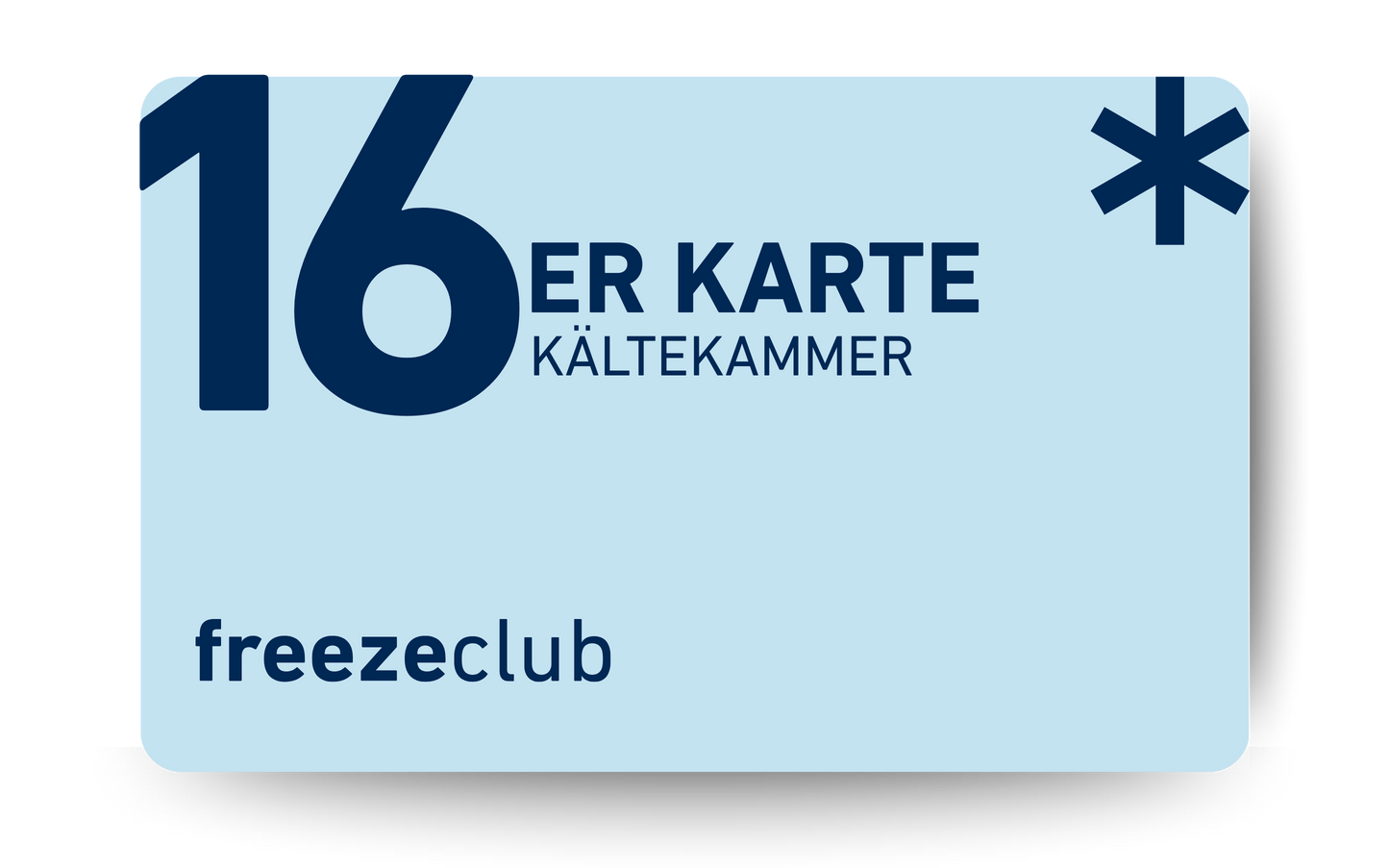 Kryotherapie | Kältekammer 16er Karte
