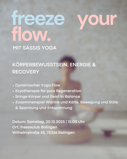 freezeclub X Sässis Yoga