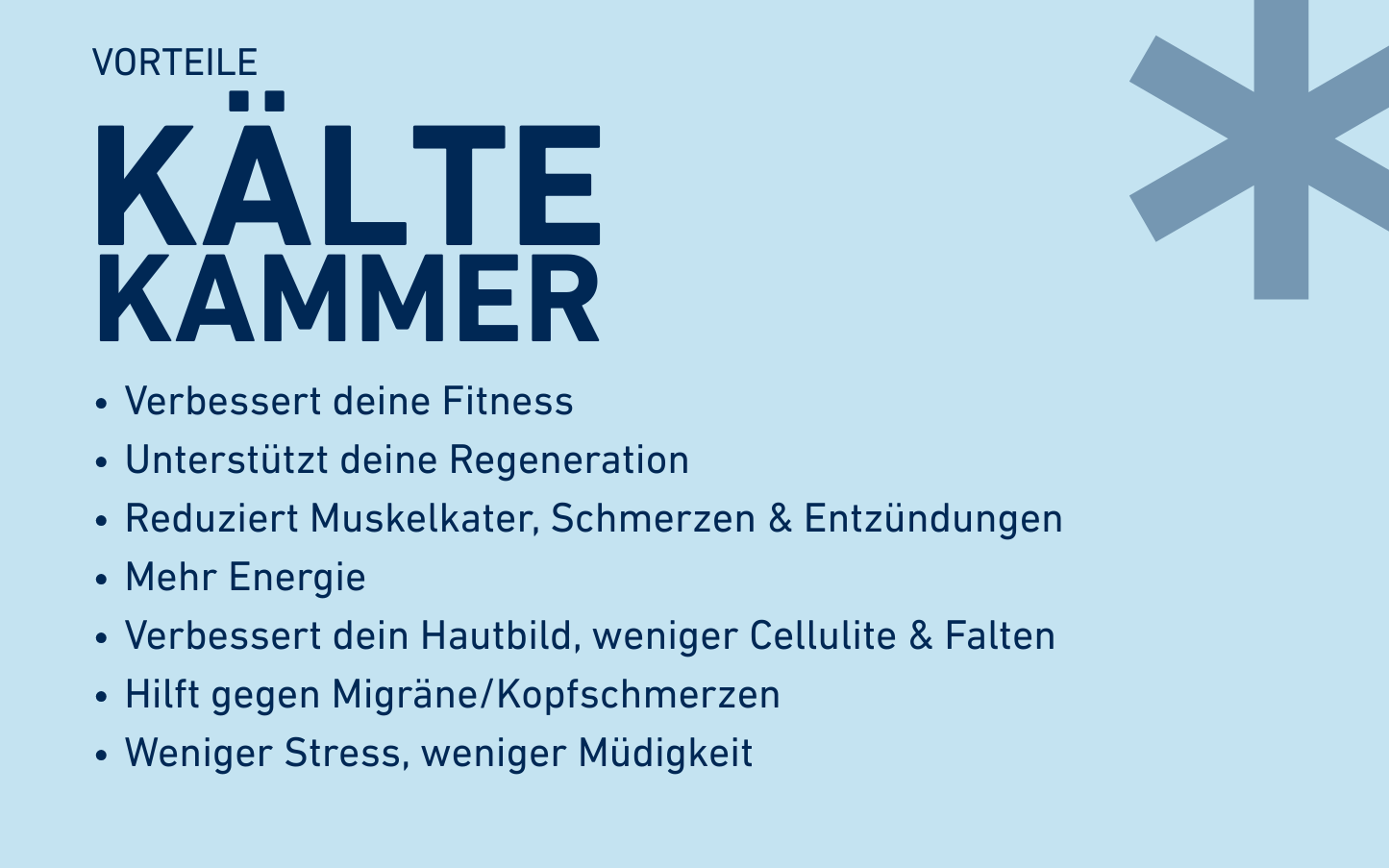 Kennenlern-Angebot Kyrotherapie 3 Anwendungen