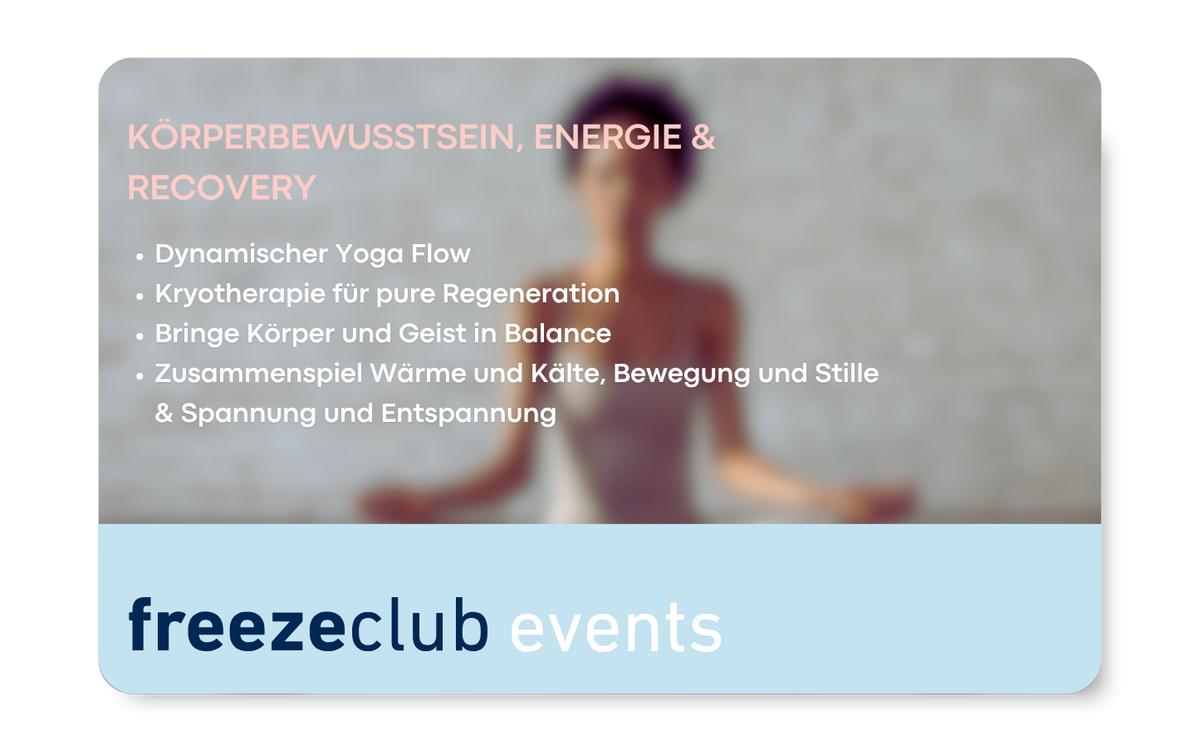 Aktion: freezeclub X Sässis Yoga