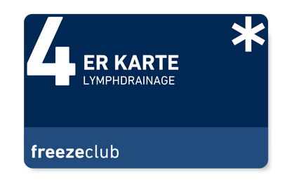 Lymphdrainage 4er Karte