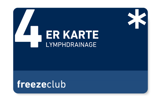Lymphdrainage 4er Karte