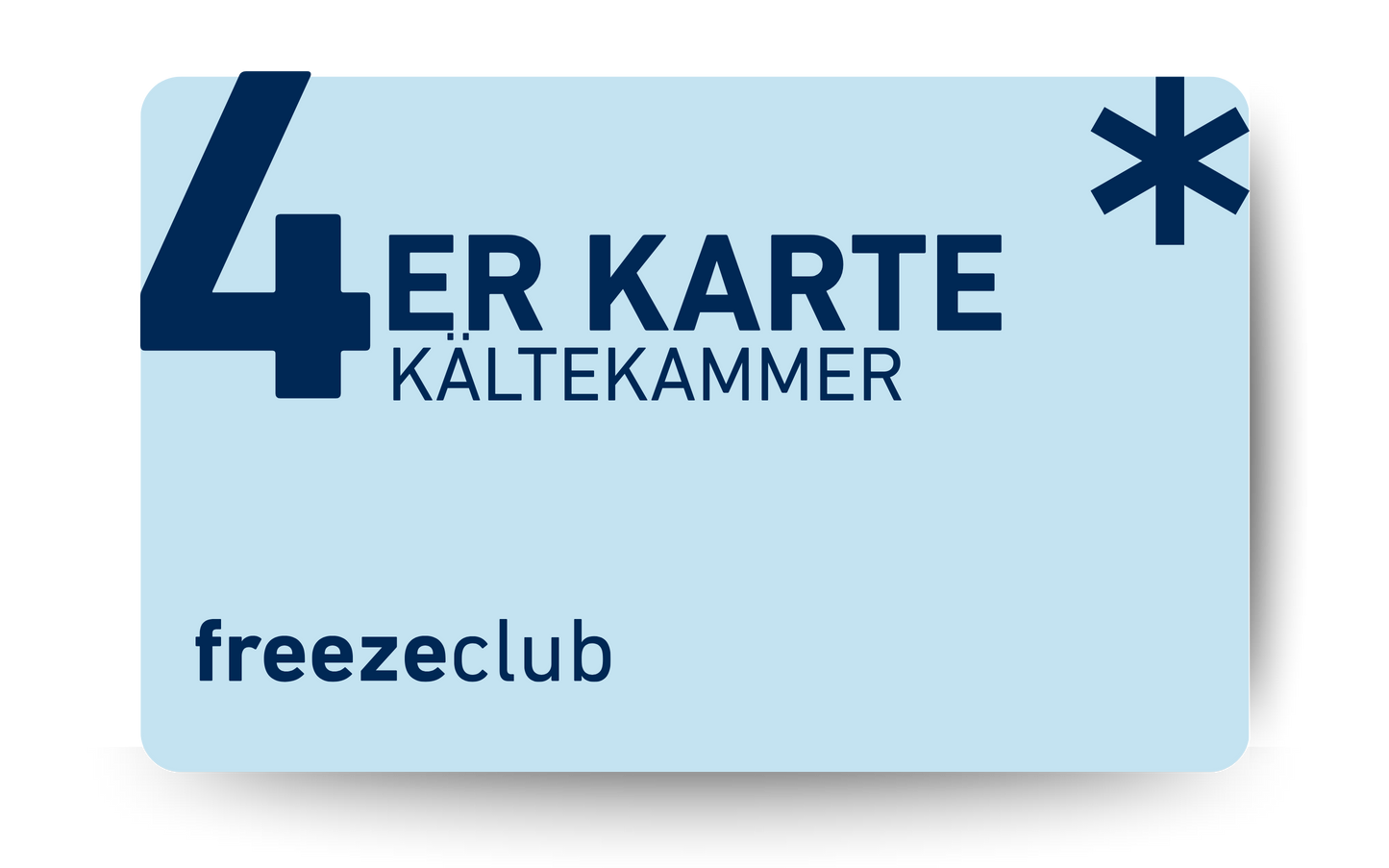Kryotherapie | Kältekammer 4er Karte
