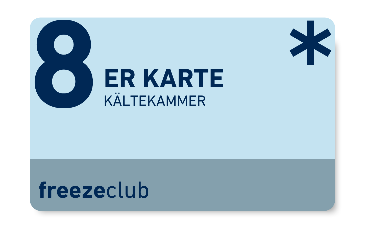 Kryotherapie | Kältekammer 8er Karte