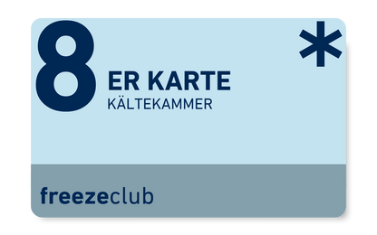 Kryotherapie | Kältekammer 8er Karte