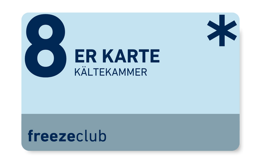Kryotherapie | Kältekammer 8er Karte