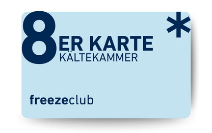 Kryotherapie | Kältekammer 8er Karte