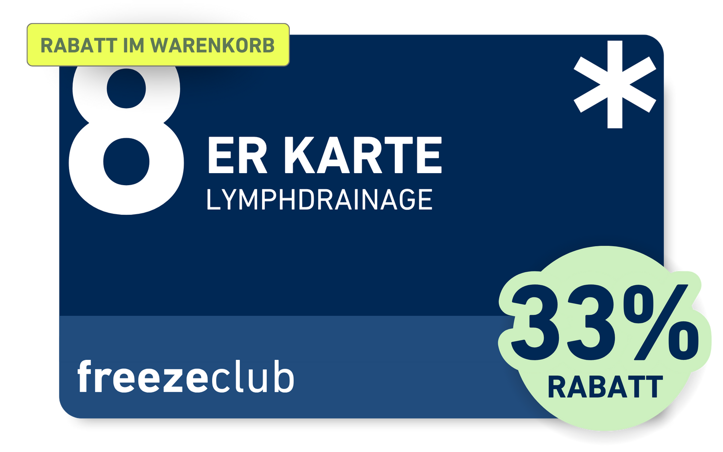 Aktion I Lymphdrainage 8er Karte