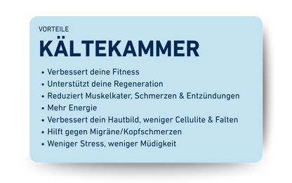 Kryotherapie | Kältekammer Einzelanwendung