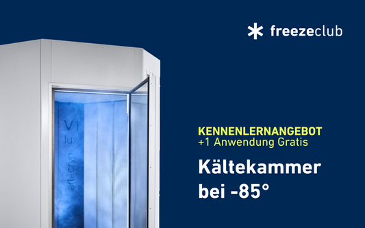 Kryotherapie Kennenlern-Angebot +1 Anwendung Gratis