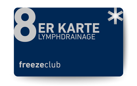 Lymphdrainage 8er Karte