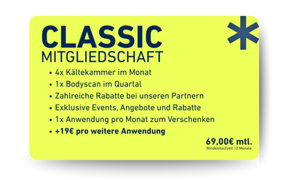 freezeclub Mitgliedschaften