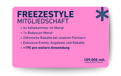 freezeclub Mitgliedschaften