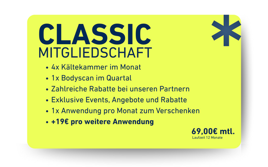 freezeclub Mitgliedschaften