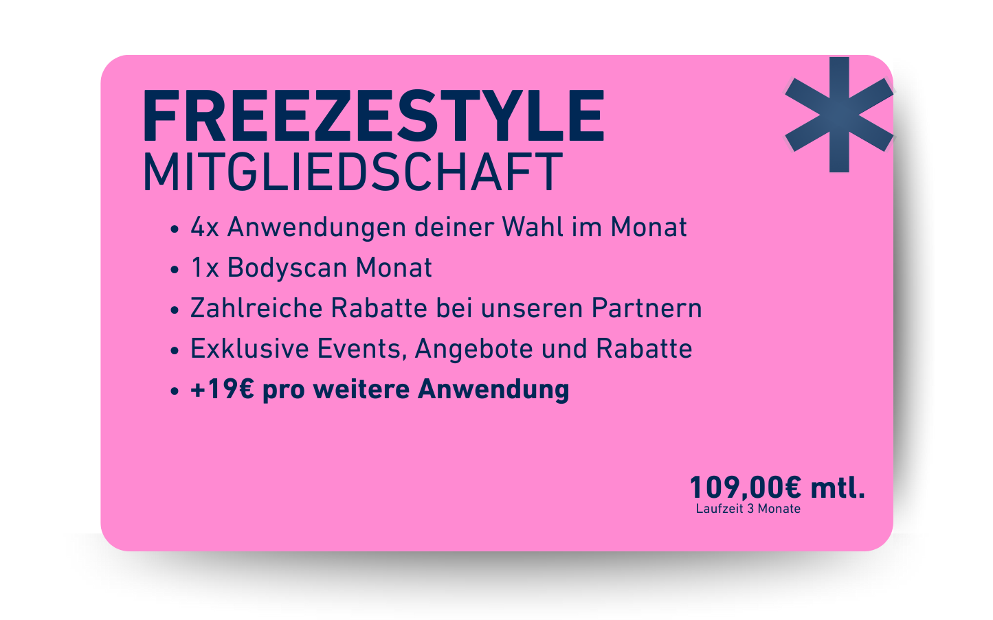 freezeclub Mitgliedschaften