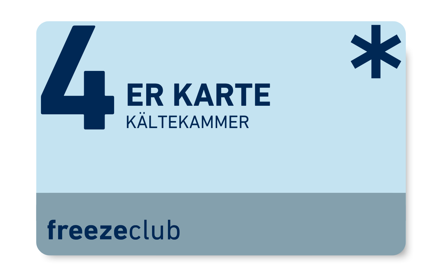 Kryotherapie | Kältekammer 4er Karte