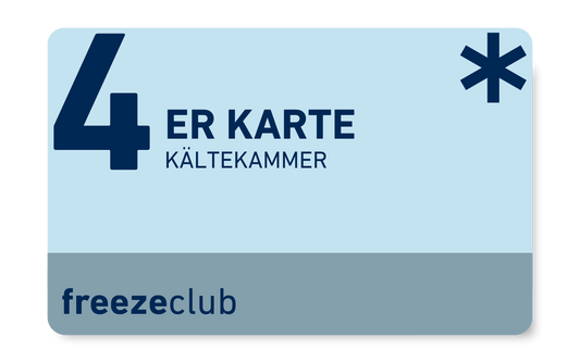 Kryotherapie | Kältekammer 4er Karte