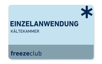 Kryotherapie | Kältekammer Einzelanwendung