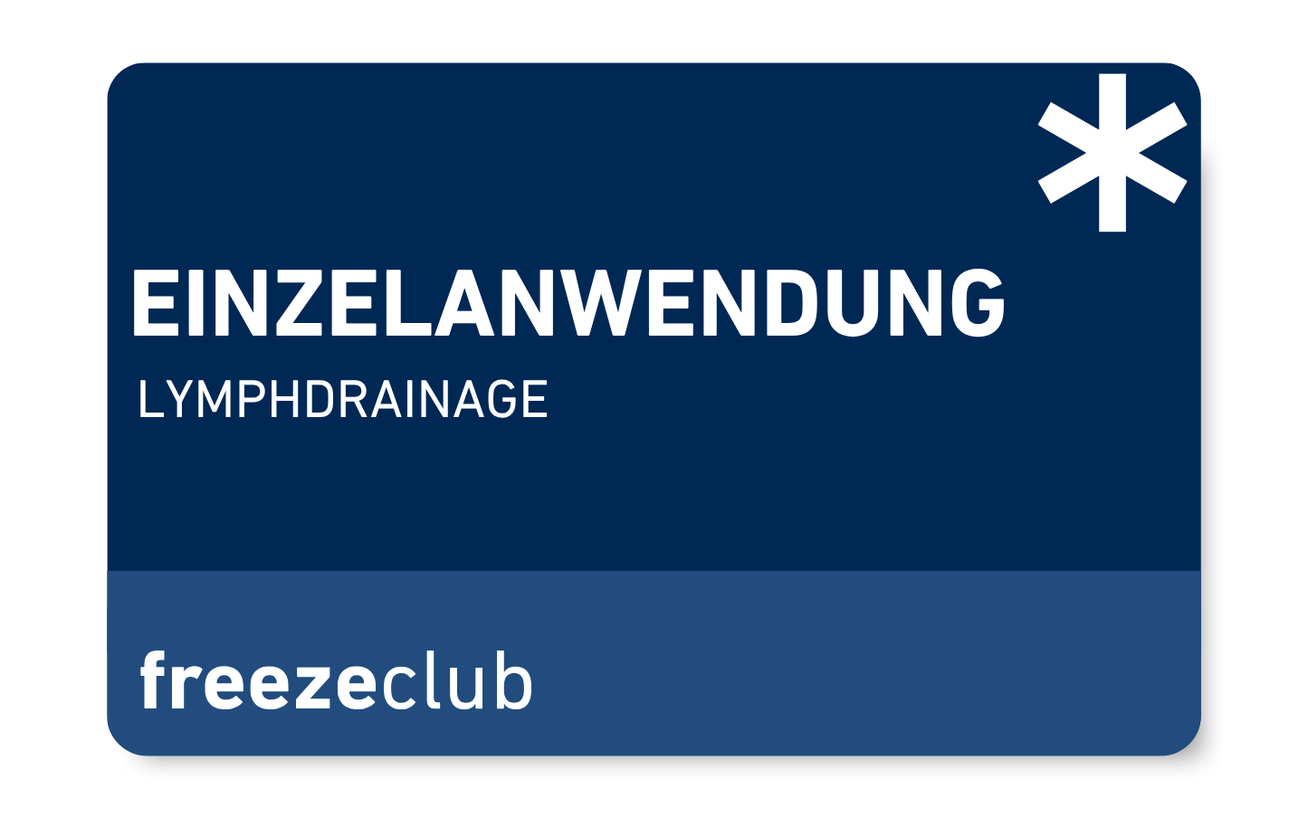 Lymphdrainage Einzelanwendung