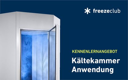 Kennenlern-Angebot Kältekammer: 3 Anwendungen zum Preis von einer